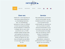 Tablet Screenshot of interfer.nl