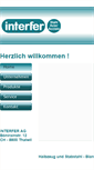 Mobile Screenshot of interfer.ch