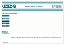 Tablet Screenshot of interfer.ch